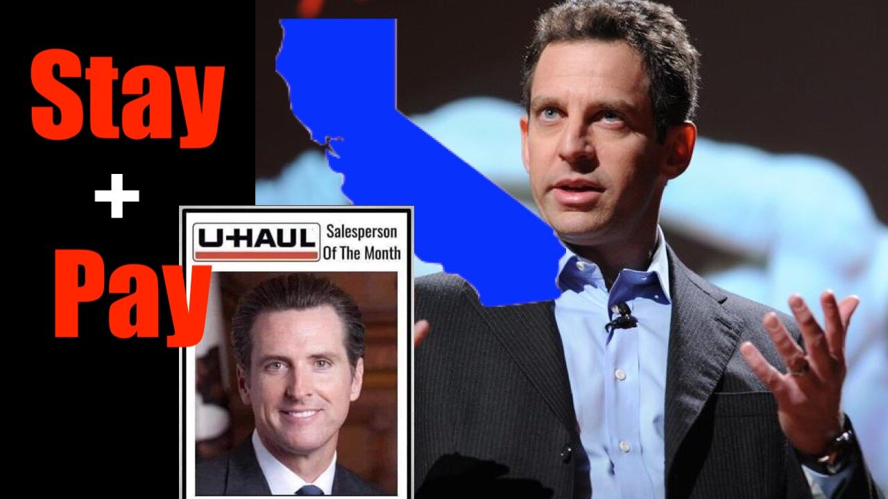 Sam Harris Wants Californians to Stay + Pay Taxes -- Thanks but NO (Here's Why)