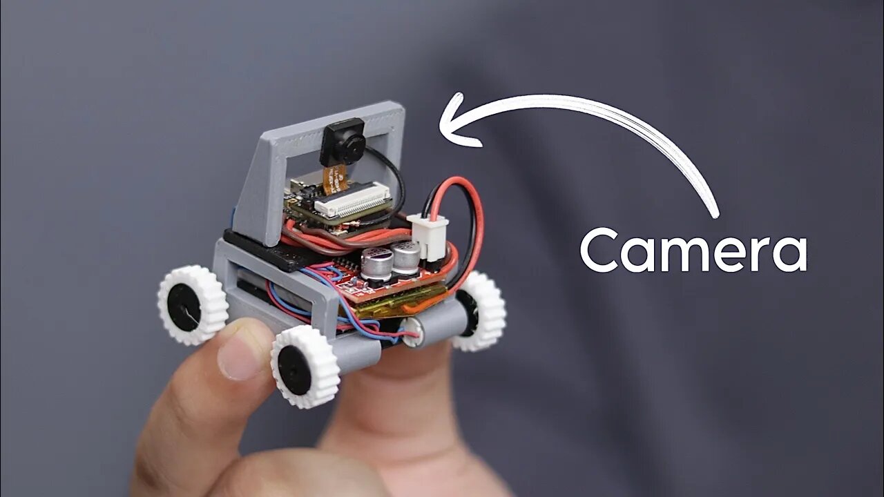 Building a Tiny Car Robot with Camera - SPY CAR?