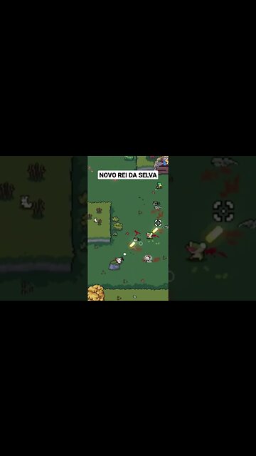 Avisa que o rei da selva chegou kkkk #shorts #jungle #roguelike #bullethell #vampiresurvivor