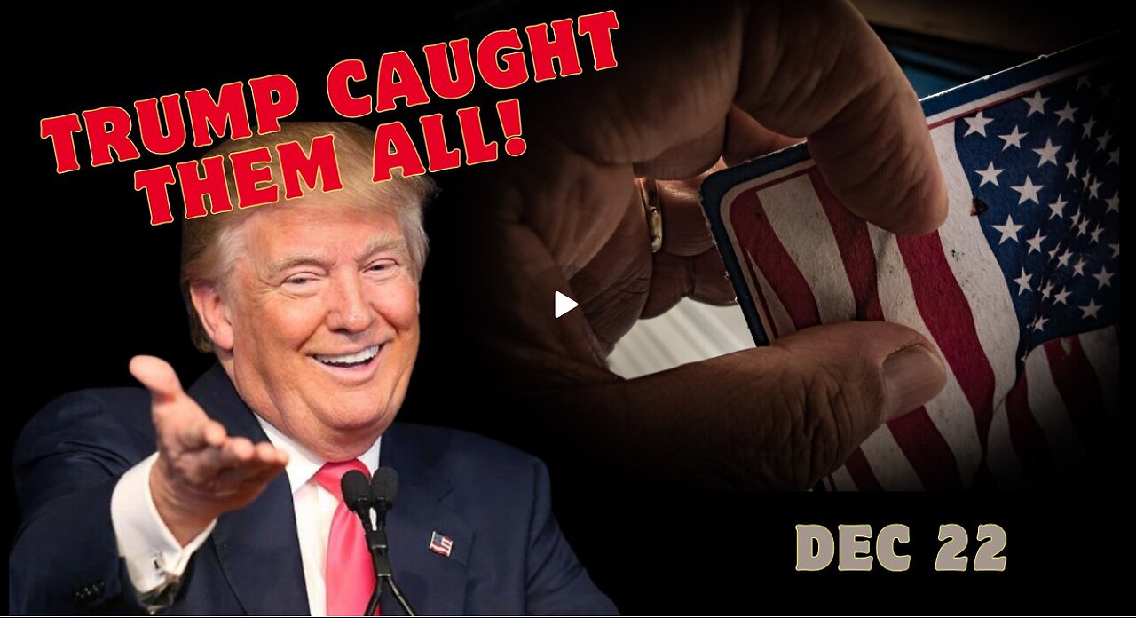 BOOM Dec 22 - Trump Caught Them All! Biden Exposed As A Puppet!!