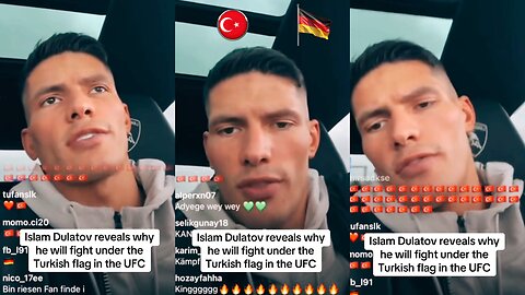 Islam Dulatov Reveals Why He will Fight Under the Turkish Flag in UFC Instead of German