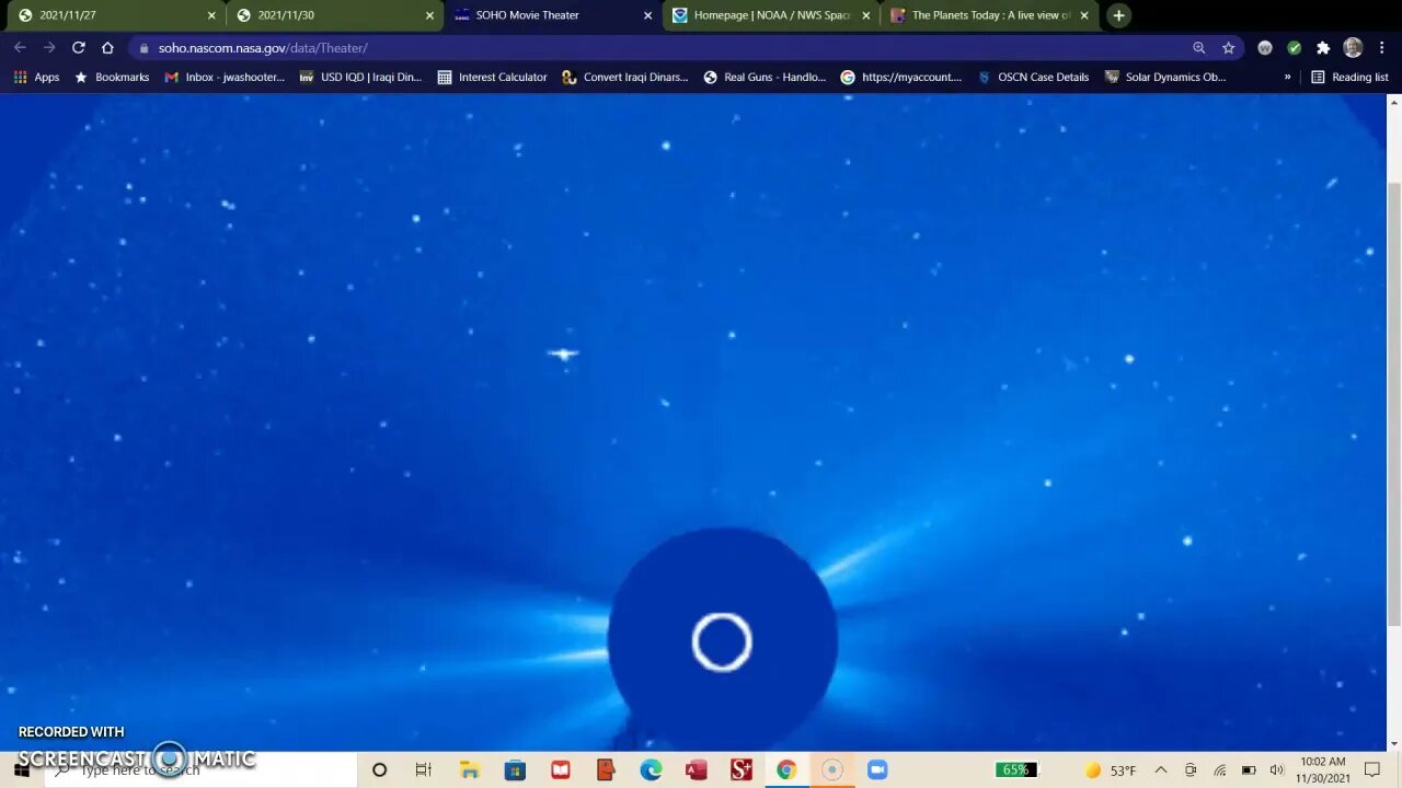 Strange Light Signatures, Borg Cubes, Solar Eclipse
