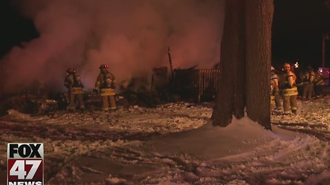 Man found dead after mobile home fire in Leslie