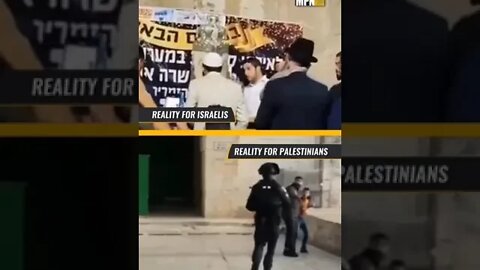 The reality of apartheid...Watch how Palestinians and settlers are treated differently!