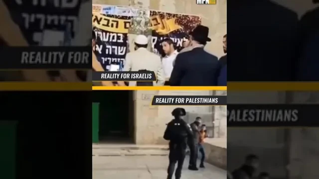 The reality of apartheid...Watch how Palestinians and settlers are treated differently!