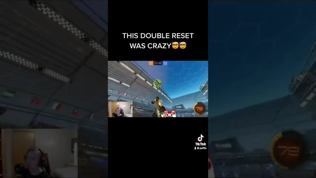 First double reset wow #rocketleague #shorts