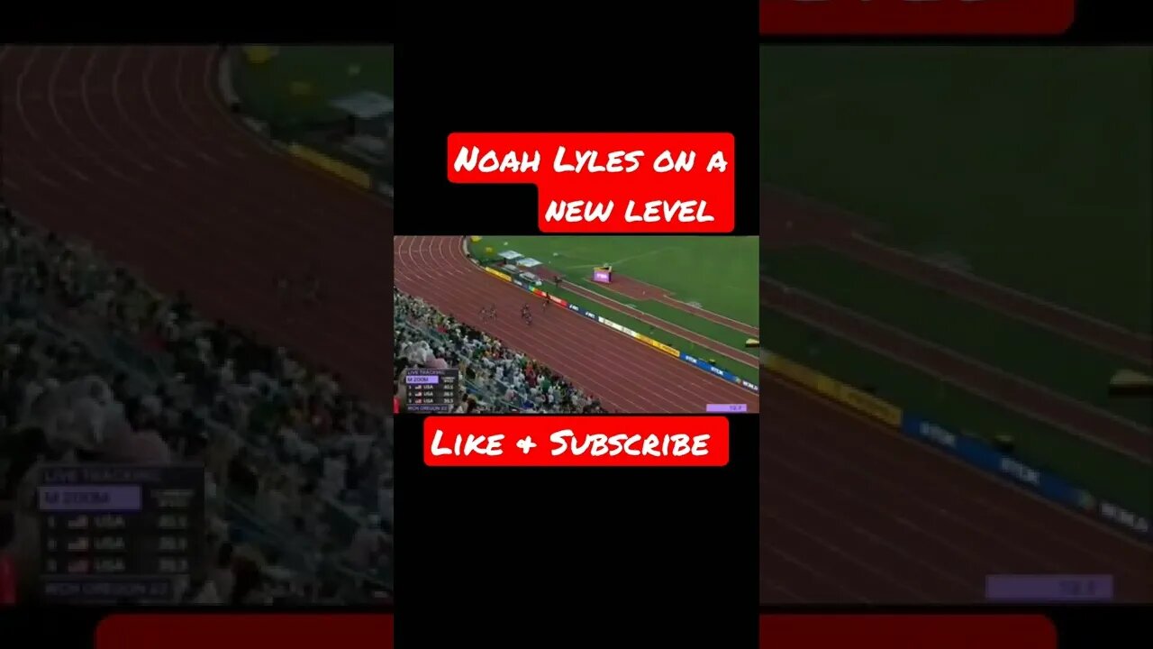 Noah Lyles sets a new American record in 200m #noahlyles #olympics #shorts