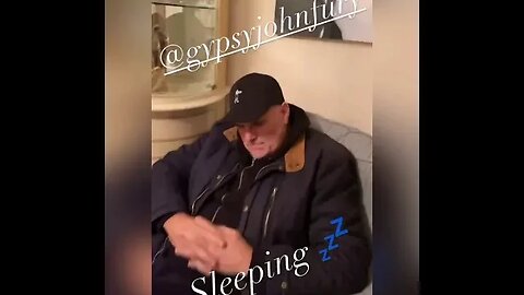 Tyson Fury wakes up big John with a boom shakalaka after he nods off on the living room chair