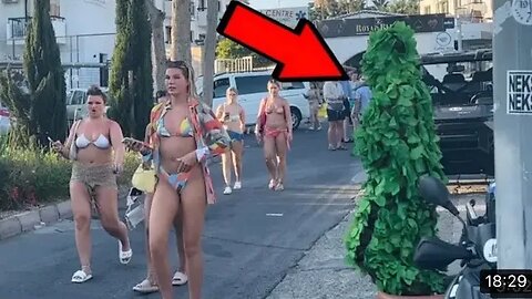 Top Funniest Reactions of Bushman Prank in Spain: Compilation 2021