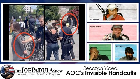 Reaction Video: AOC Fakes Wearing Handcuffs While Being Detained for Impeding Traffic at SCOTUS