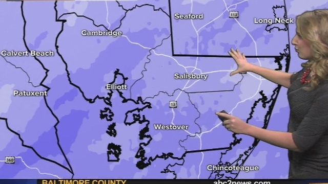 Some snow expected in Maryland
