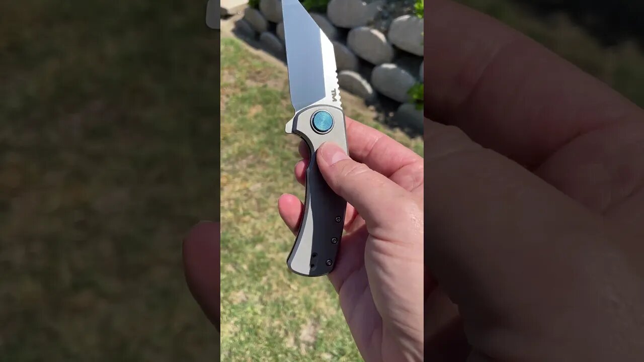 MAN!!! Wicked Wharning button x Terra Mundi knives #edcknife #edccommunity #edc