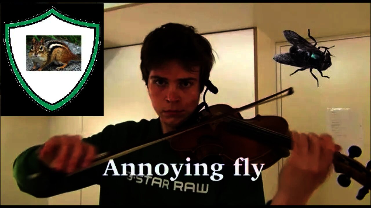 Sebastiaan Kulwanowski plays animal sounds on a violin response