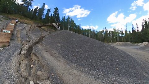Solo Ride on Labour Day 2022, Wooden Drop off