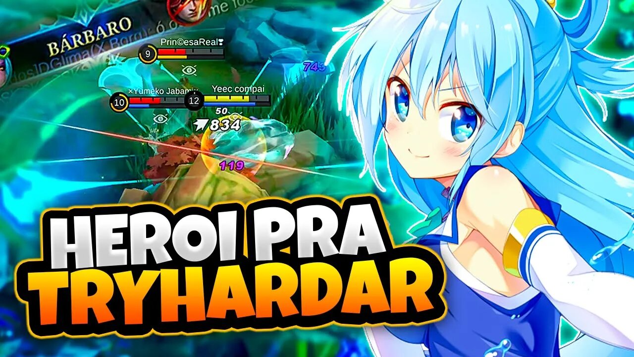 É ISSO QUE ACONTECE QUANDO EU TENTO TRYHARDAR! | MOBILE LEGENDS