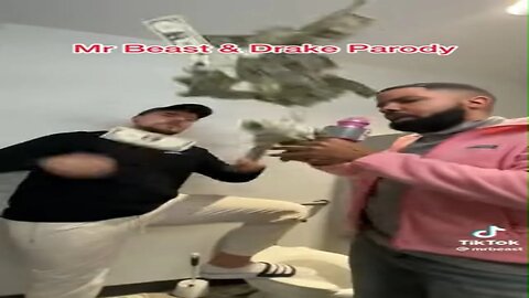 Drake & #mrbeast rich flex Parody 😂🤣 is that really drake? 👀