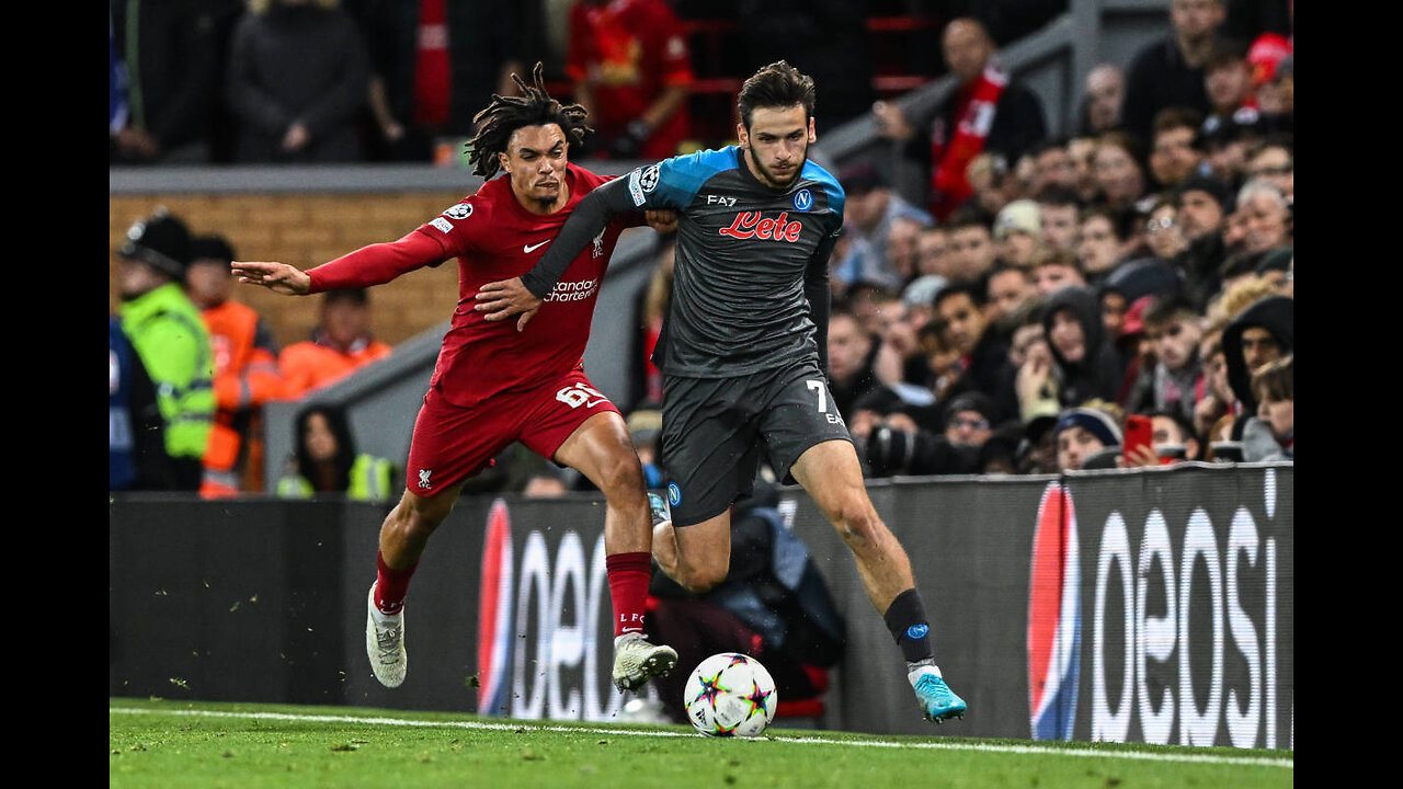 kvavatshkelia doing Trent Alexander Arnold dirty #shorts #football