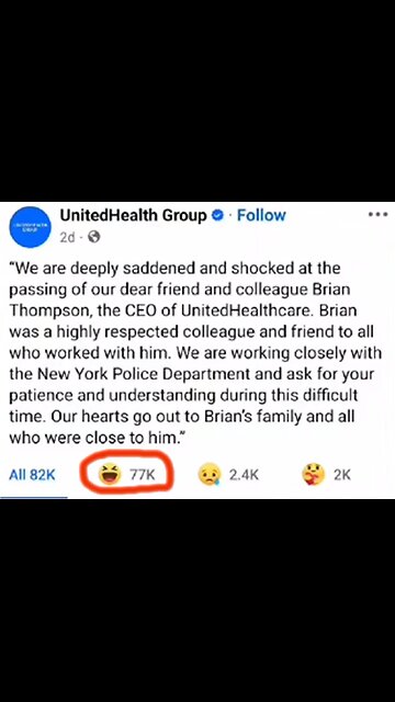 There has been this jubilation from the masses regarding the assassination of,