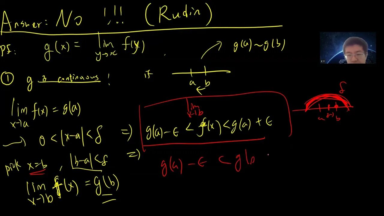 Is there a function having a limit at every point while being nowhere continuous