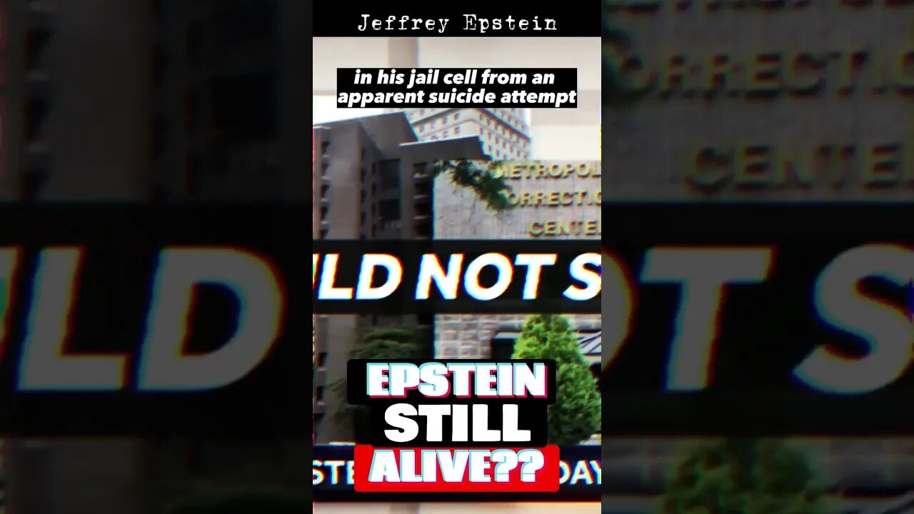 EPSTEIN Still Alive??? #conspiracy #fyp #shorts #youtubeshorts