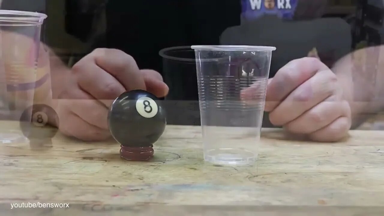 I Make an 8 Ball out of Solid Resin-2