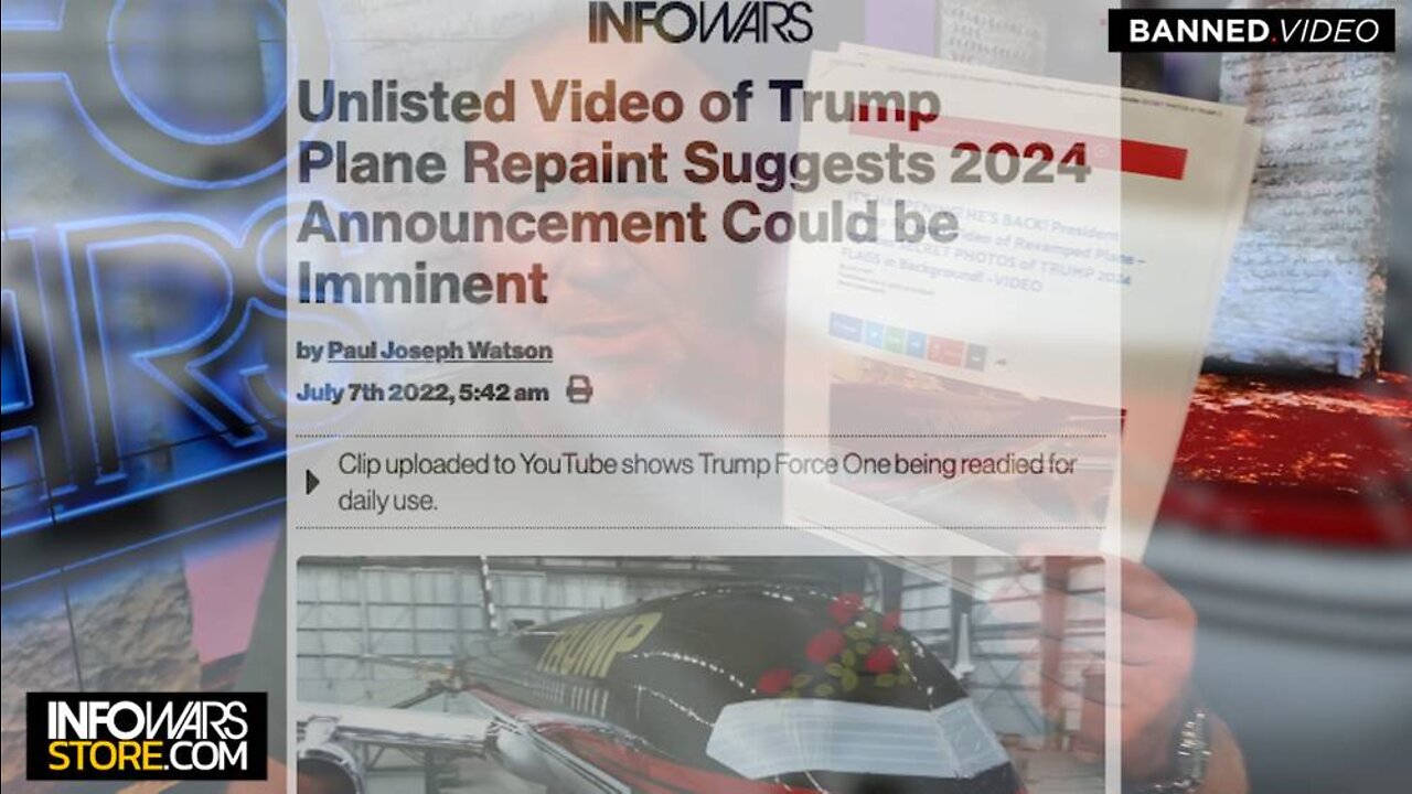 Trump 2024 Announcement Imminent, Alex Jones Stands by Prediction!