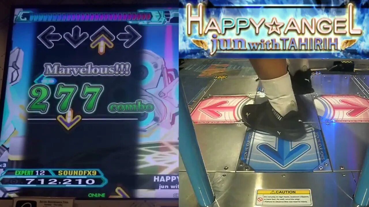 HAPPY ANGEL - EXPERT (12) - AA#491 (Full Combo) on Dance Dance Revolution A20 PLUS (AC, US)