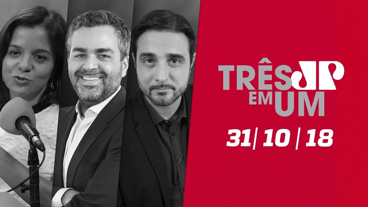3 em 1 - 31/10/18 - Bolsonaro vai se encontrar com Moro para decidir um futuro Ministério