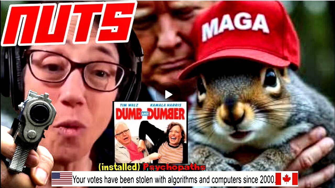 Democrat Lunatics Celebrate The Killing of "MAGA Squirrel" (related info and links in description)