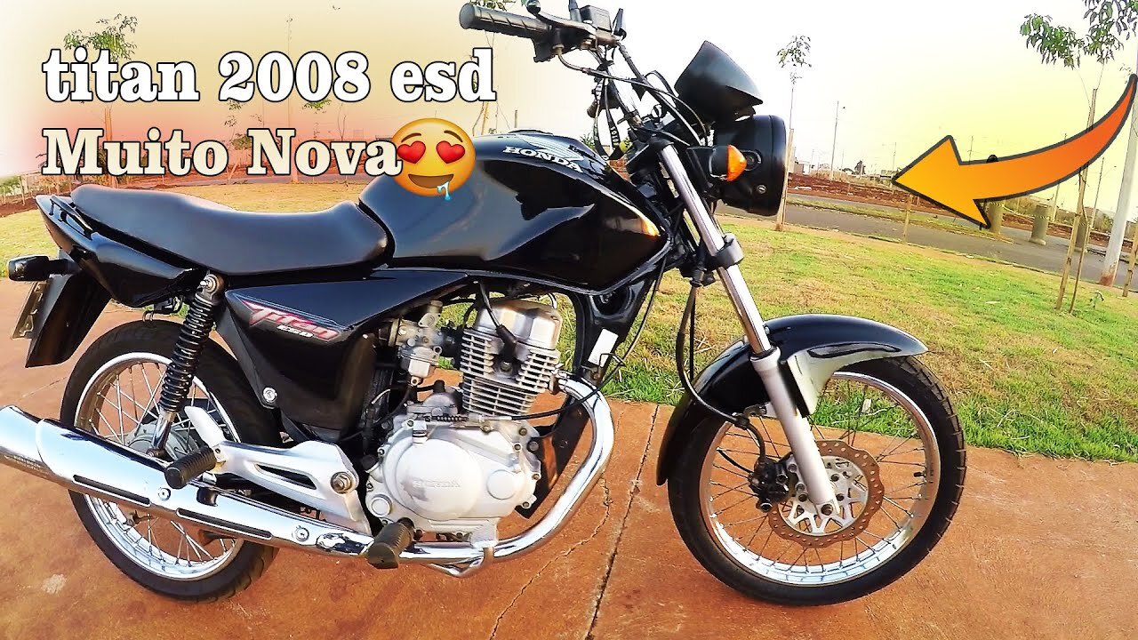 TITAN 150 2008 ESD MUITA NOVA MOTO - EM DETALHES 2022