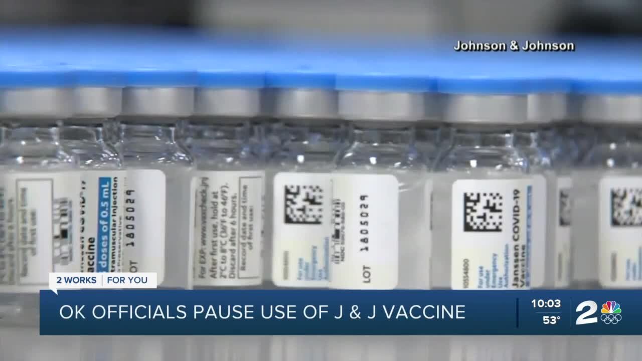 Federal, Oklahoma health officials pause use of Johnson & Johnson vaccine