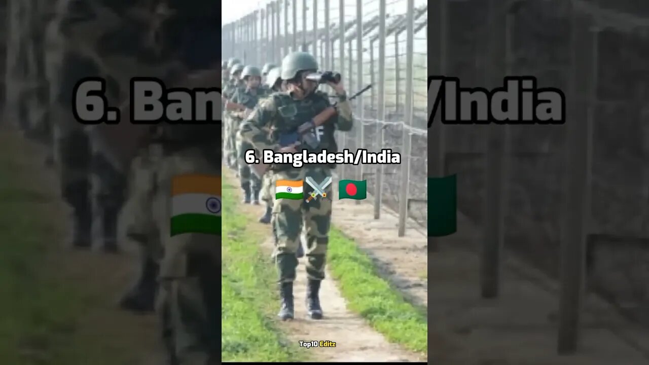 Top 10 Most Dangerous Border #shorts #viral #shorts #border