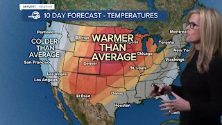 Warming up this week for the Front Range