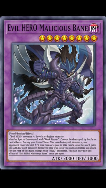 Yu-Gi-Oh! Evil HERO Malicious Bane