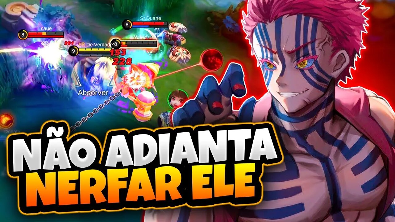 A MOONTON FALHOU EM TENTAR TIRAR ELE DO META | MOBILE LEGENDS