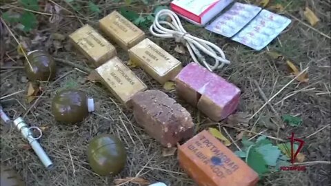 The sappers of the Rosgvardiya found and defused a cache of explosives