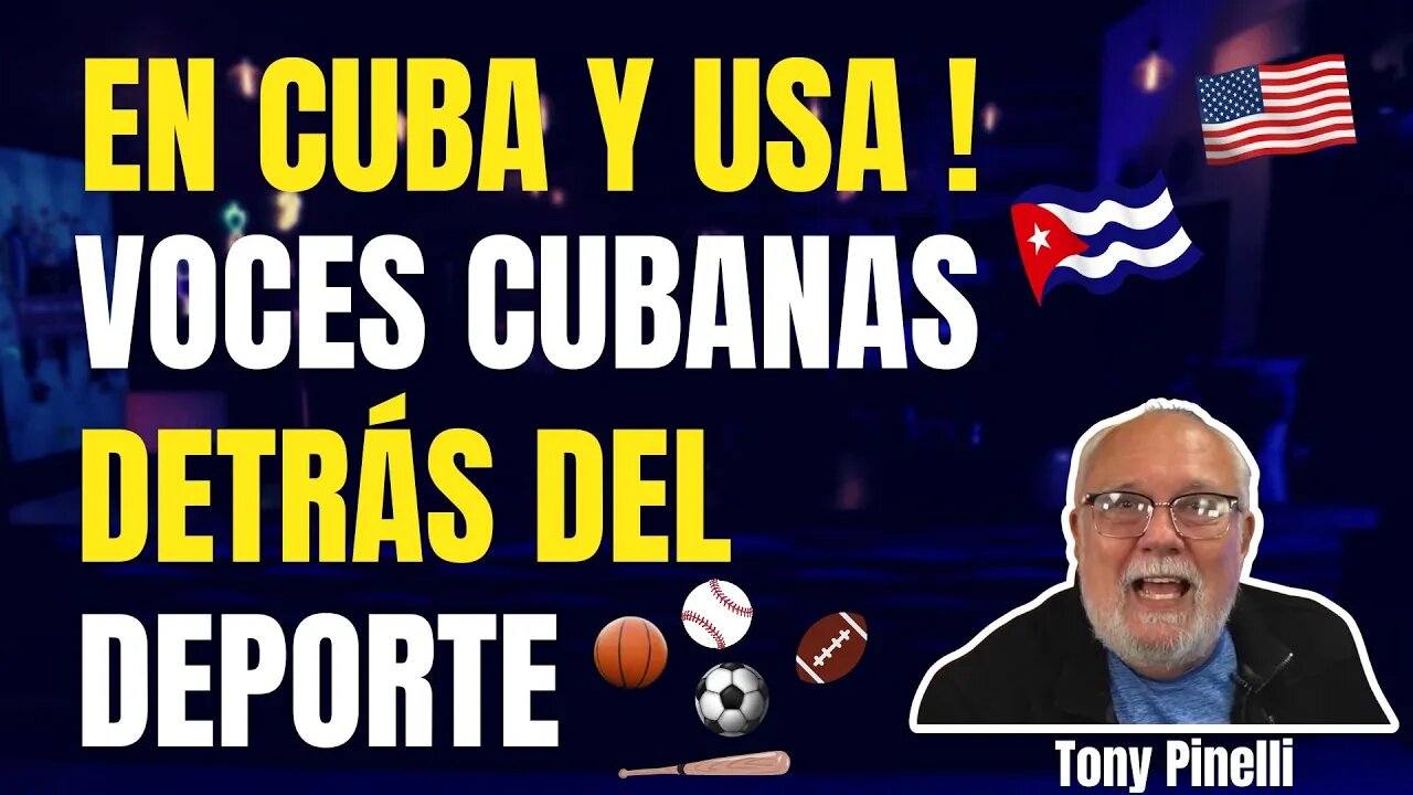 🔥En Cuba y USA! Voces Cubanas detrás del deporte ⚽️ 🏀 🏈 ⚾️🔥