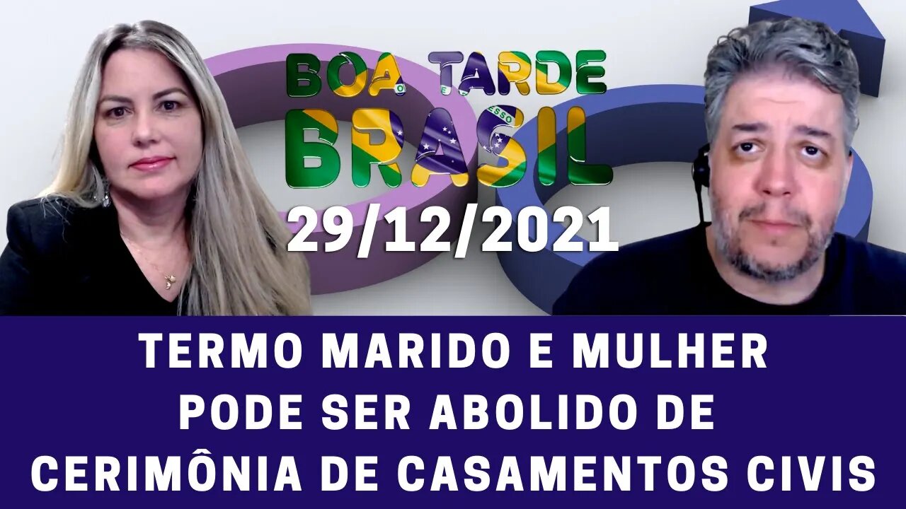 Termo Marido e Mulher pode ser abolido de cerimônia de casamentos civis - 29/12/2021