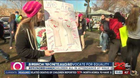 Everyone welcomed at the Women's March Kern County