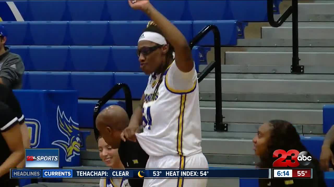 CSUB women's basketball perfect run at home continues, 100-44 win over Westcliff