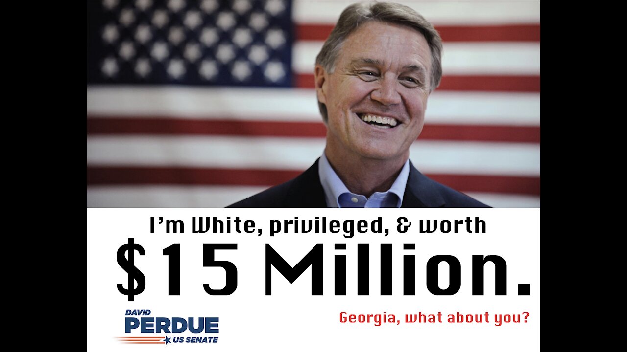 Georgia Senator David Perdue is on Santas Naughty list | Time for a change