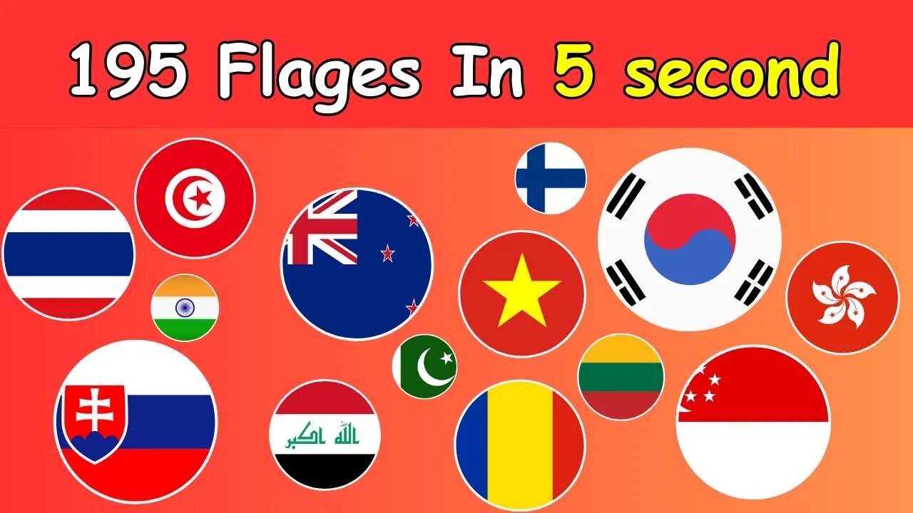 Guess The Flags In The World In 5 Second