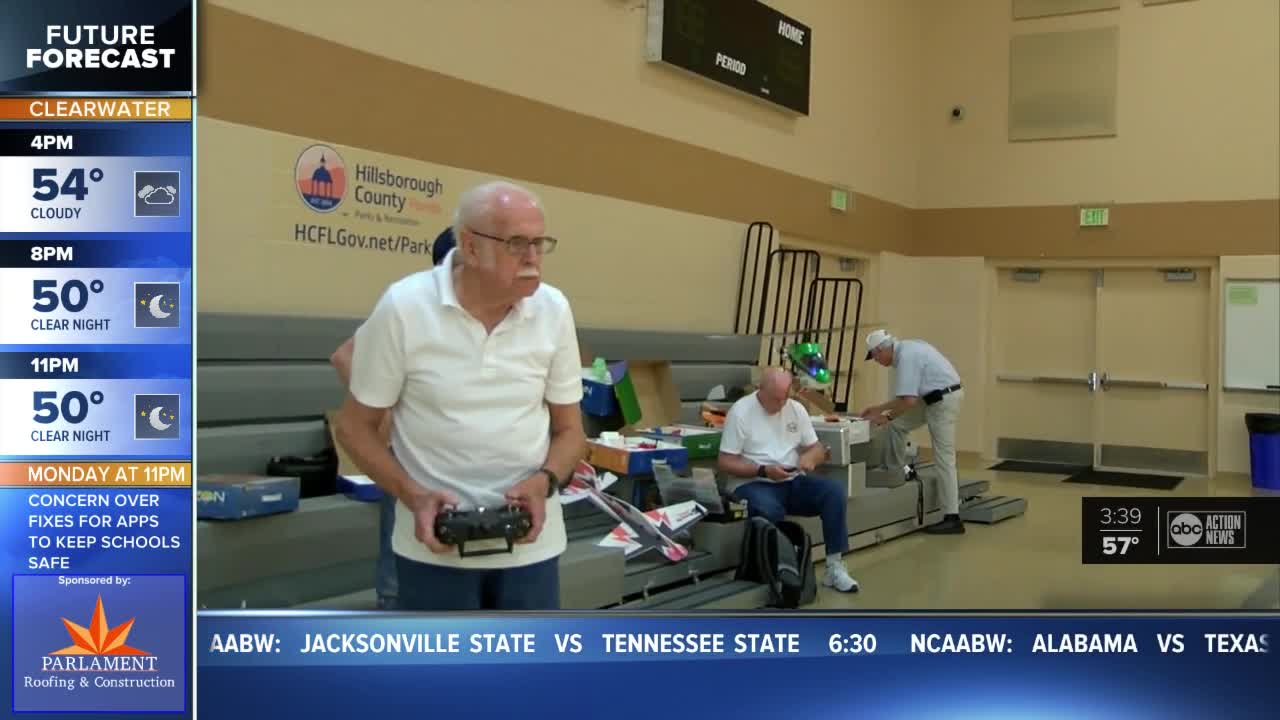 Group of Tampa retirees still feel thrill of flying with remote control planes