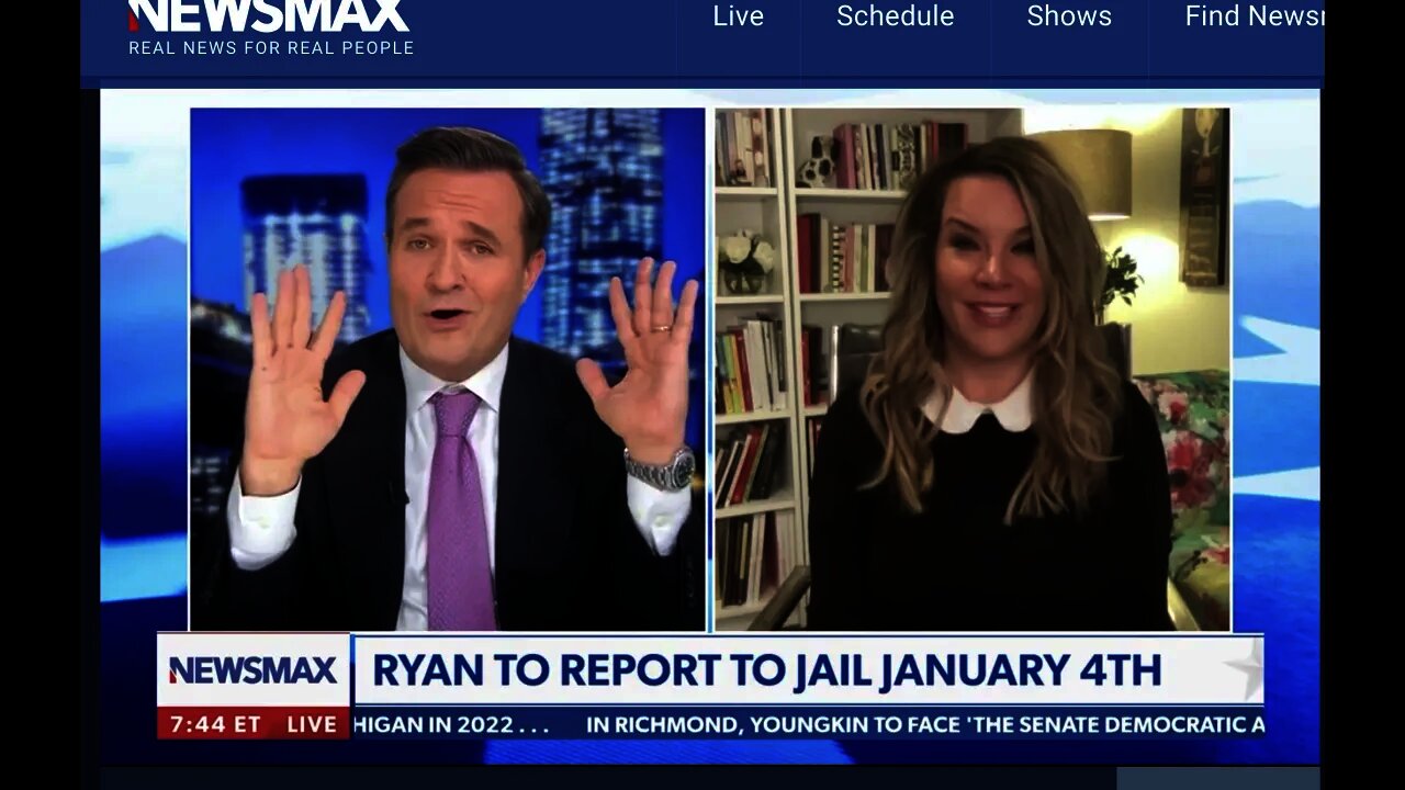 Jenna Ryan on Newsmax with Greg Kelly