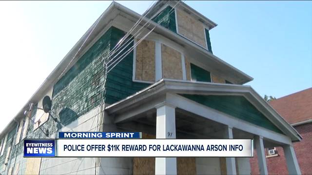 $11,000 reward in Lackawanna arson case