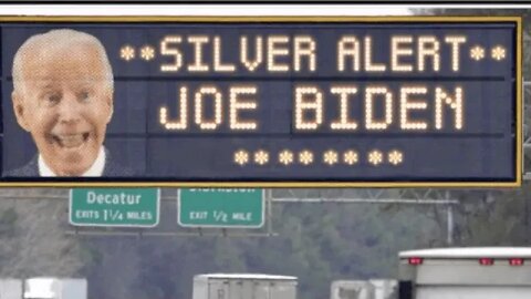 SILVER ALERT - JOE BIDEN