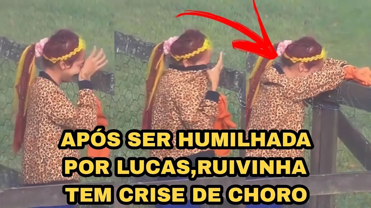 APÓS SER HUMILHADA RUIVINHA CHORA MUITO