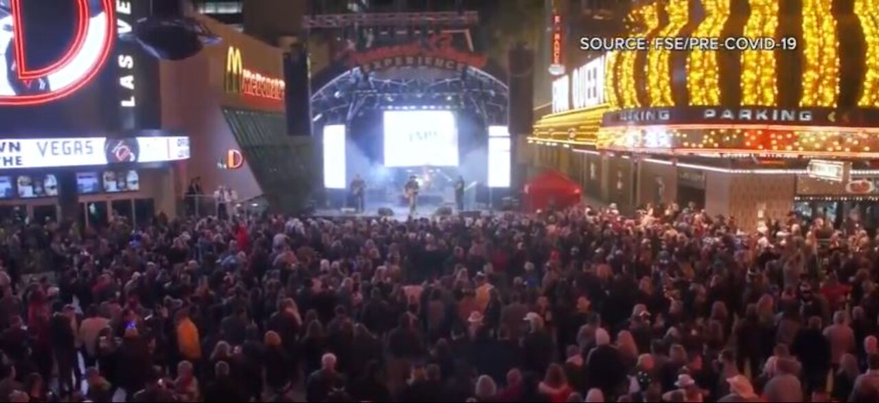 Live music returns to Fremont Street Experience after year long pandemic pause