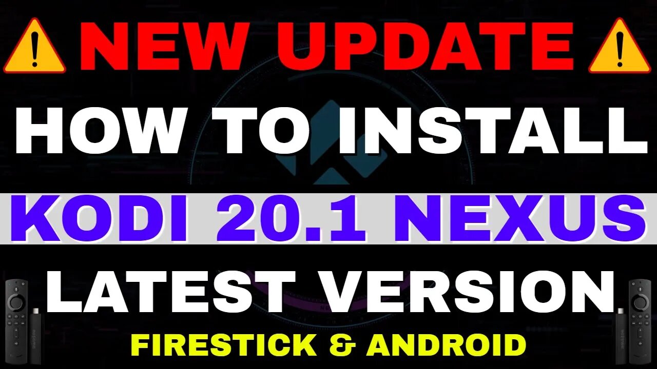 INSTALL NEW UPDATED KODI 20.1 NEXUS ON FIRESTICK 2023! {Step by Step}