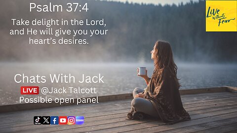 Take Delight in Love; Chats with Jack and Open(ish) Panel Opportunity